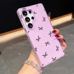 Adorable Polka Dot Bow Silicone Phone Case - Soft TPU Cover for Redmi Note 14 Pro 5G (Global) (SC17 - ZDX - P0156)