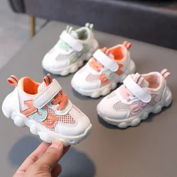 Chaussures de Sport antidérapantes en maille pour bébé, baskets décontractées, pour la course, les premiers pas, nouvelle collection printemps, SMD008 