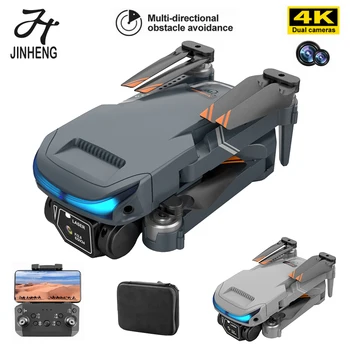 JINHENG 2022 LS-XT9 Drone 4K Dual Camera Wifi FPV Optical flow location Obstacle Avoidance Folding Quadcopter Helicopter Gifts 1