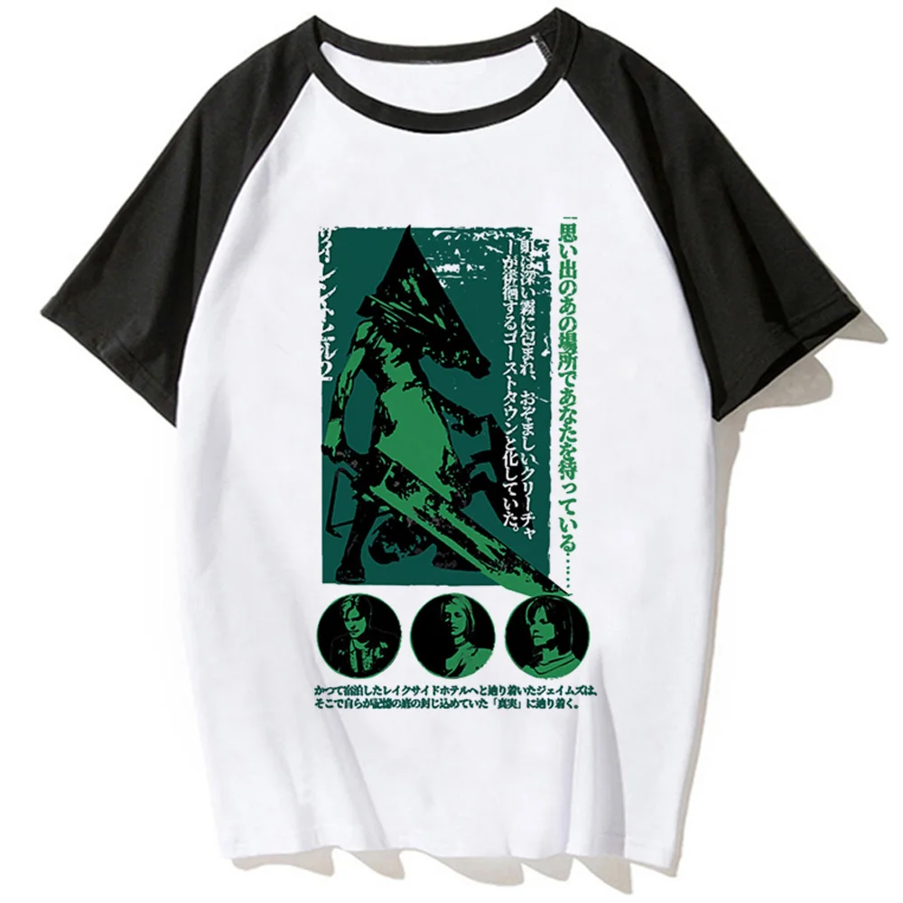 Silent Hill Tshirt Donna Streetwear Y2K Designer T Shirt Donna Y2K Clothes
