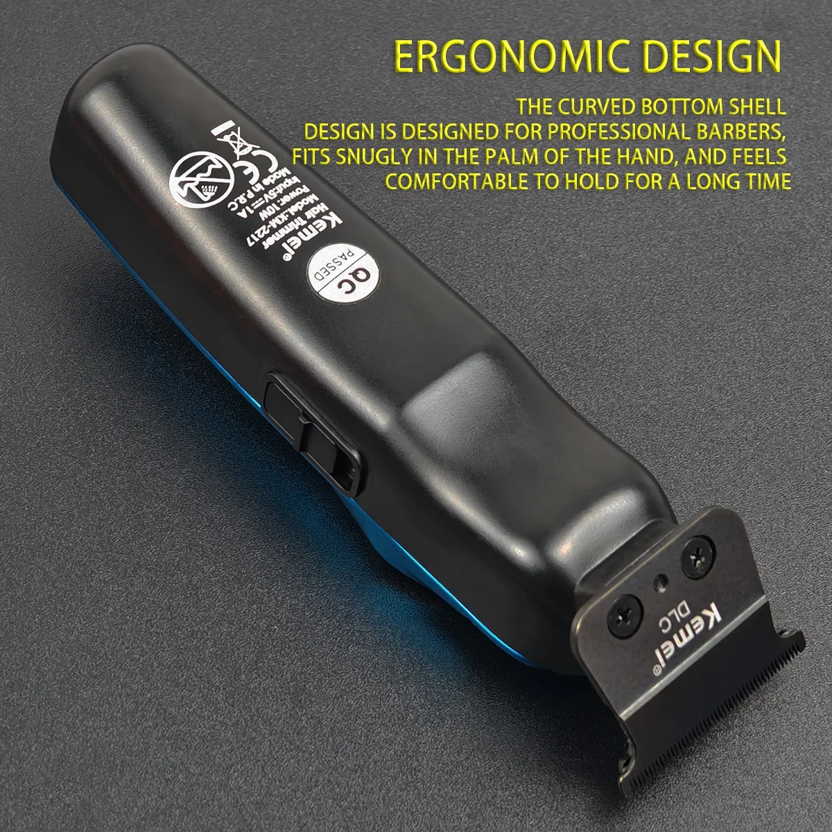 Professional Electric Hair Trimmer Barber Clipper Gradient  Haircut Tool DLC Blade Finisher Salon for Man Brushless Motor 5