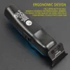 Professional Electric Hair Trimmer Barber Clipper Gradient  Haircut Tool DLC Blade Finisher Salon for Man Brushless Motor 5