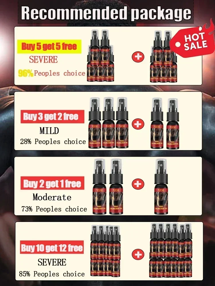 Penis Enlargement Oil sex Spray Permanent Penies Thickening Growth Massage Oil Big Dick Enlarge For Men Cock Increase