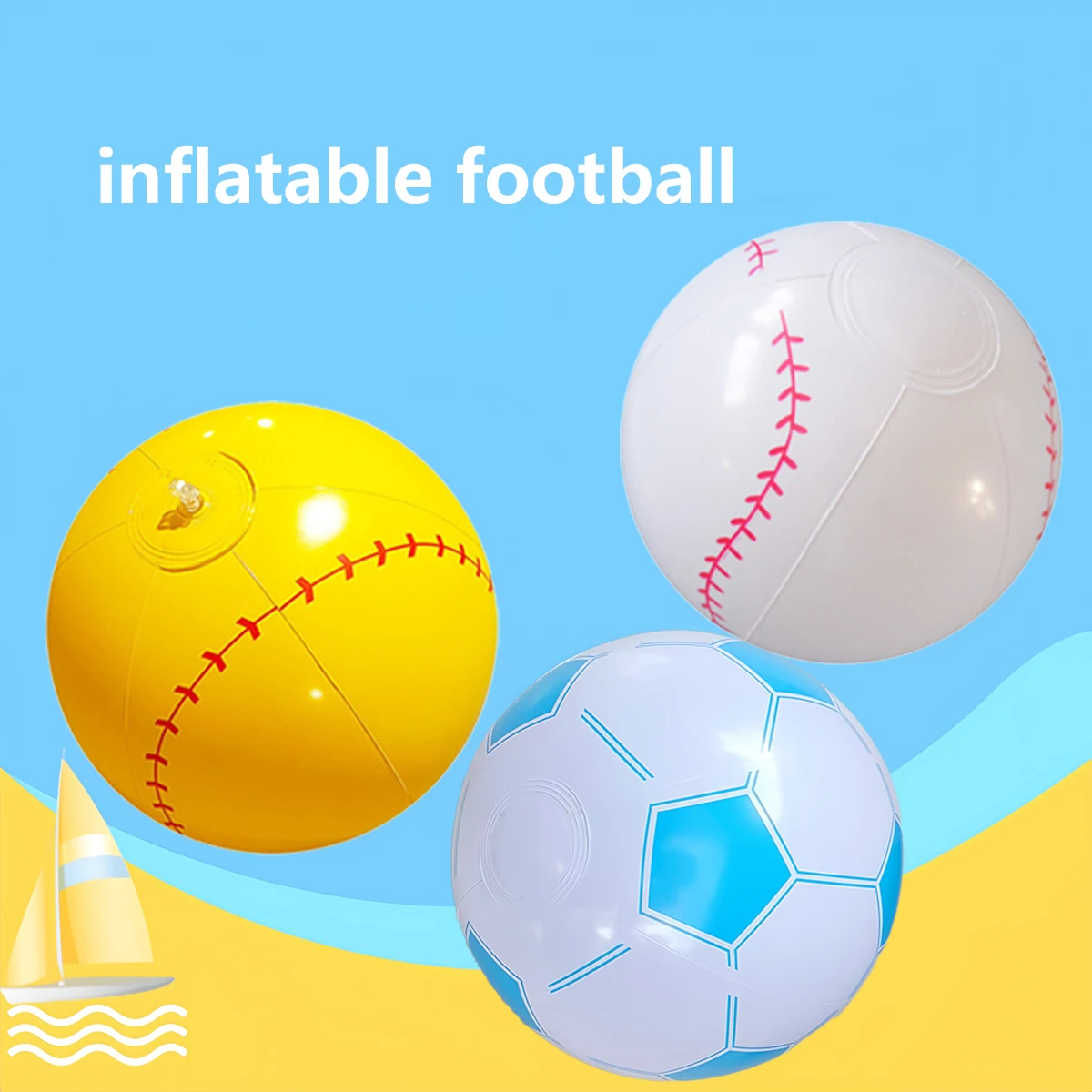 Pallone Da Spiaggia Gonfiabile, 3 Pezzi Palloni Da Spiaggia, Palla Pallone Da Spiaggia Gonfiabile, 3 Pezzi Palloni Da Spiaggia, Palla