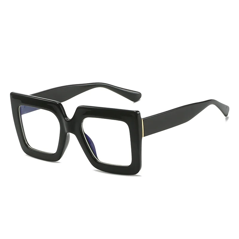 Big Oversized Square Eyeglass Frames Women Trendy Gradients