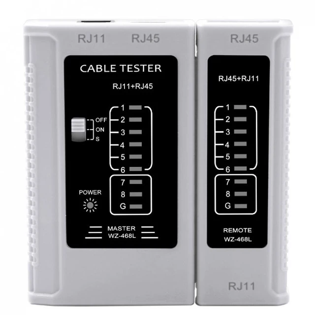 Professional RJ45 Cable tester Network Cable Tester RJ45 RJ11 RJ12 CAT5  CAT6 CAT7 8p8c Cable LAN