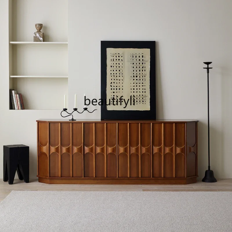

Solid Wood Entrance Cabinet Living Room Partition Wall Cabinet Storage Corner Hallway Shoe Cabinet