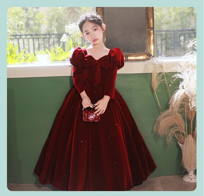 Ashley Lauren Kids 8179 Girls Halter Ball Gown Pageant Dress with Hand –  Glass Slipper Formals