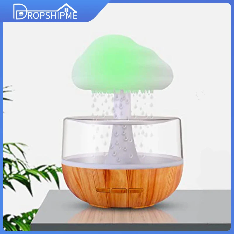 Dropshipme Air Blow Humidifier Rain Cloud Humidifiers for Home Relax
