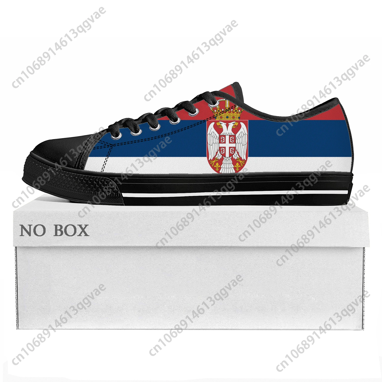 

Serbian Flag Low Top High Quality Sneakers Mens Womens Teenager Canvas Sneaker Serbia Prode Casual Couple Shoes Custom Shoe