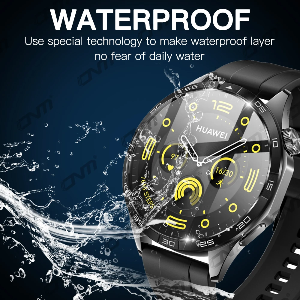 Pellicola salvaschermo 2.5D per Huawei Watch GT4 41mm / 46mm protezione in vetro temperato per Huawei Watch GT 4 pellicola in vetro antigraffio