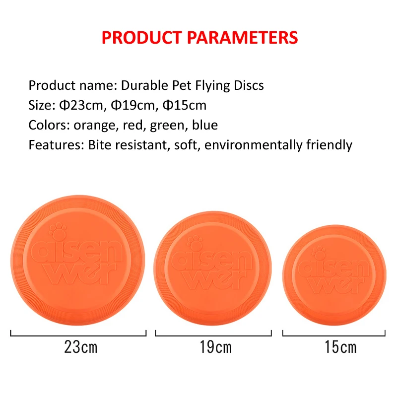 Soft TPU Flying Disk for Kids Pet Dog Interactive Game Training Toy Anti-Chew Outdoor Courtyard Flying Saucer