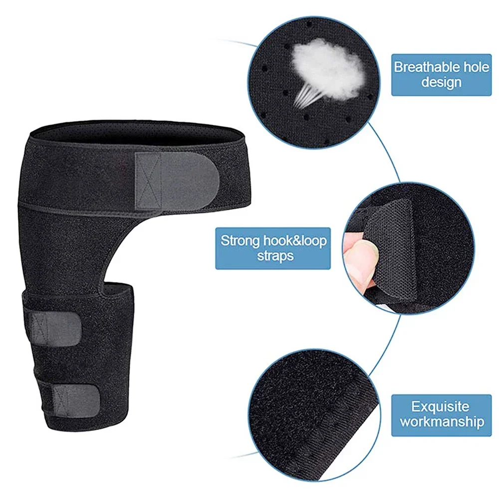 Tcare Sciatica Nerve Pain Relief Thigh Compression Brace for Hip Joints Arthritis Groin Wrap Brace Protector Belt Legwarmers New BEST SELLERS