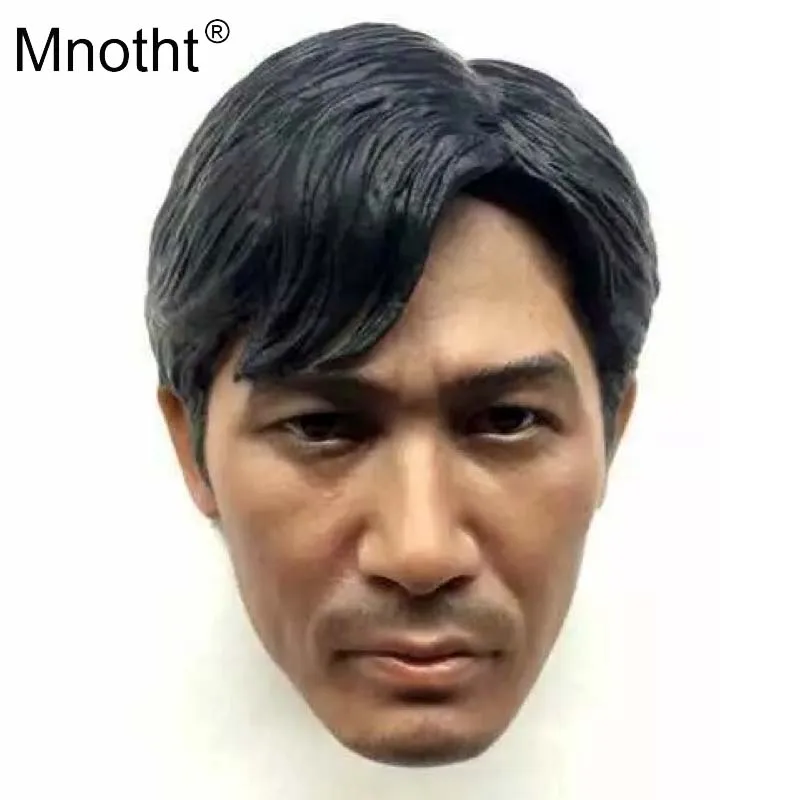 

Mnotht Toy 1:6 Tony Leung Head Carving Infernal Affairs Movies Male Soldier Head Sculpt Model For 12in Action Figures Hobbies m3