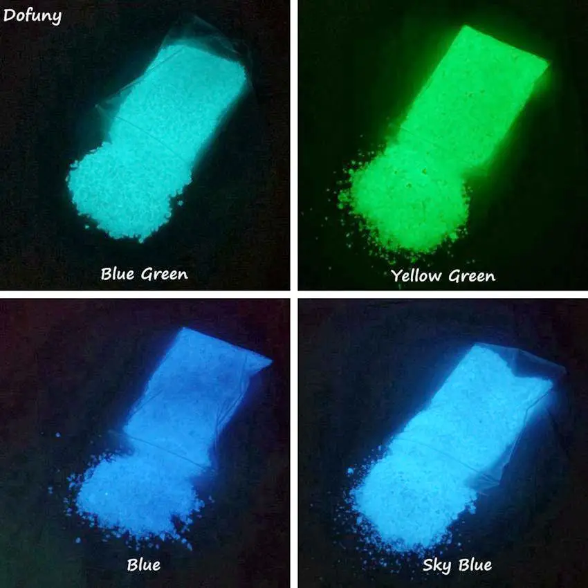 500g/lot Luminous Stone Sand Noctilucent Glow Sand Fairy tiny rock Dust Glow at Night for Glass vial bottle nail glitter