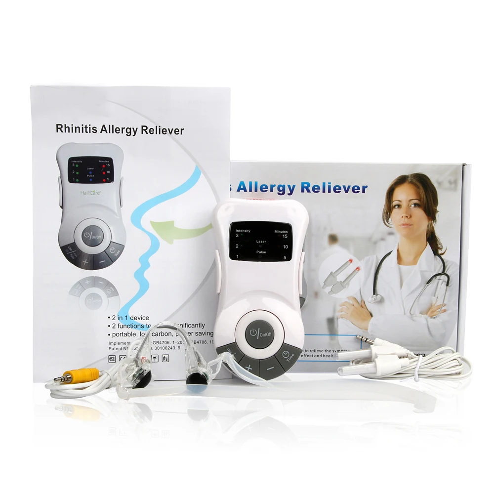 Rhinitis Sinusitis 650nm Red Light Therapy Machine Nose Care Massage Device Laser Treatment Health Care