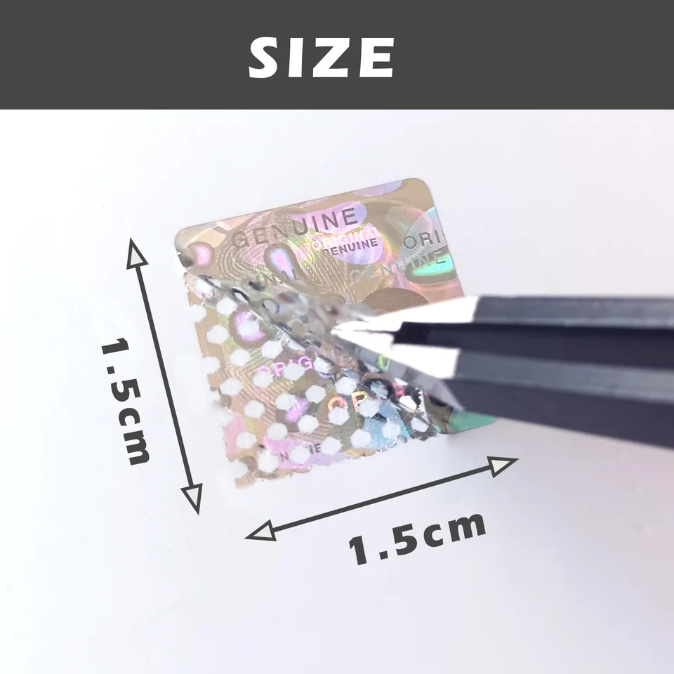 Stampa Personalizzata Di Colore Multiplo Ologramma Adesivo Di