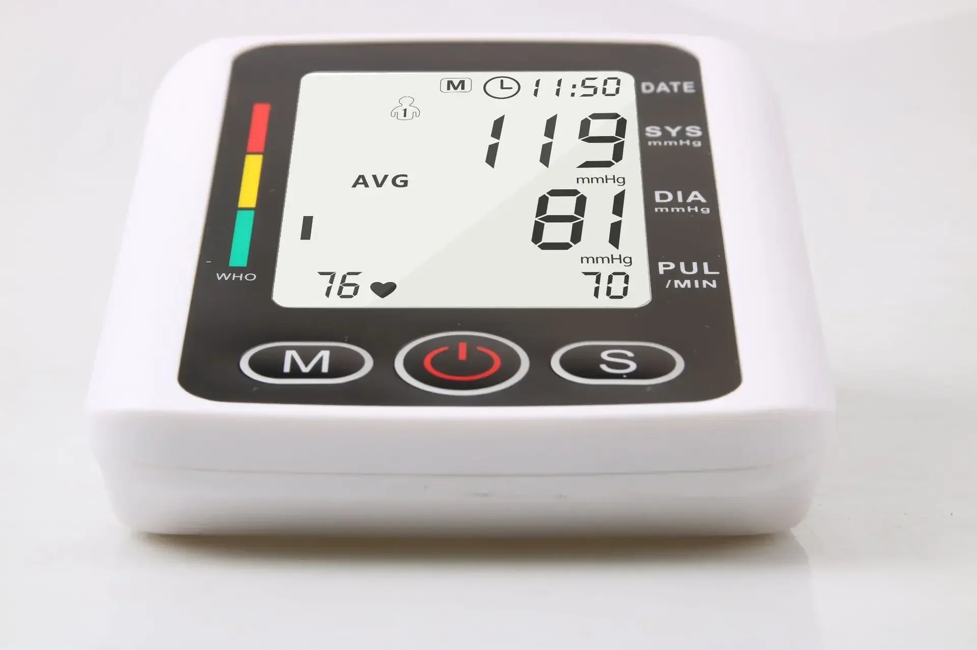 Portable Tonometer Digital LCD arm tensiometers Blood Pressure Monitor Heart rate Meter Large Cuff Sphygmomanometer Health Care 2