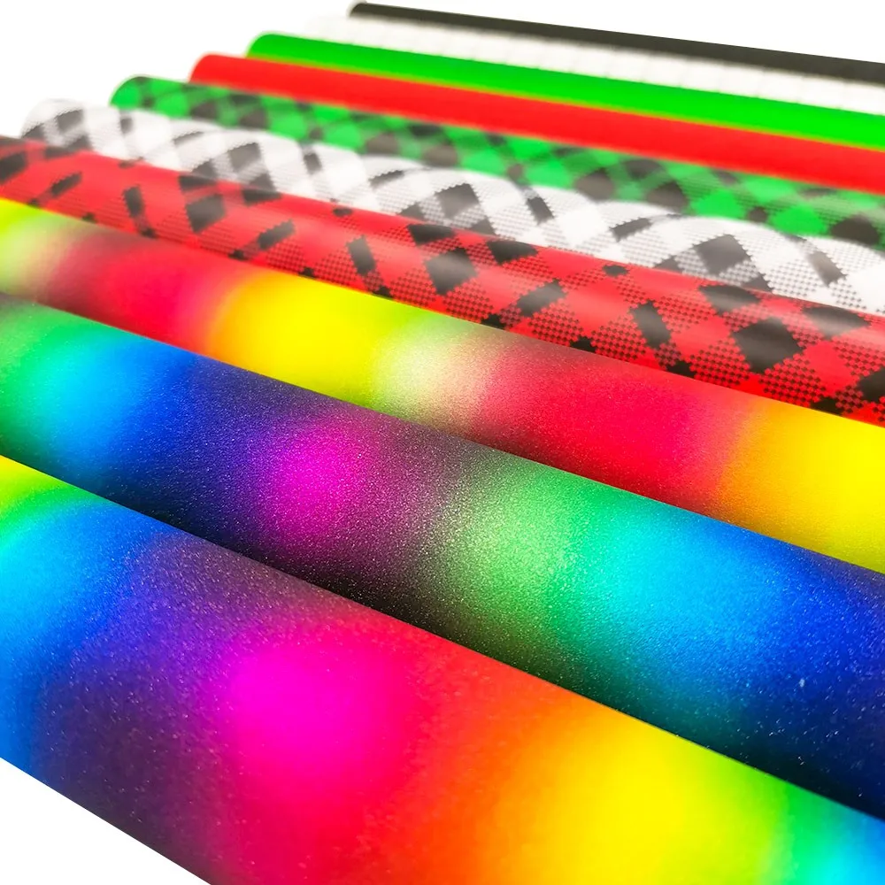 Rainbow Adhesive Craft Vinyl - 10 Assorted Colors for DIY Projects and Home Decorations