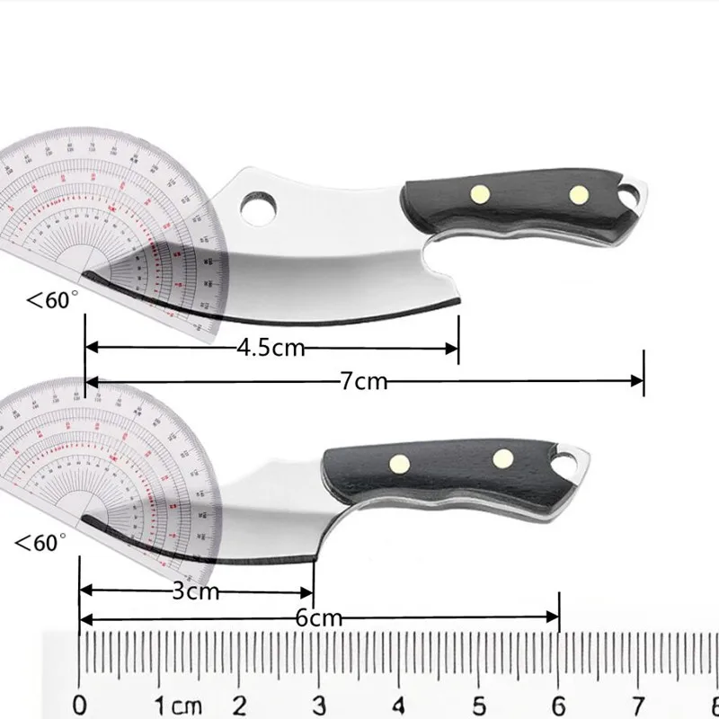 EDC Mini Knife Sharp Mini Kitchen Knife Gift Carry Pocket Knives Unboxing Tool Portable Paper Cutting EDC Fixed Keychain