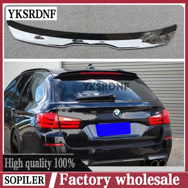 SPOILER CAP For BMW 5 F11 535i Msport 2010-2017 ABS Plastic Car Wing Rear Roof Spoiler for BMW 5 series Touring (F11) M Sport 1