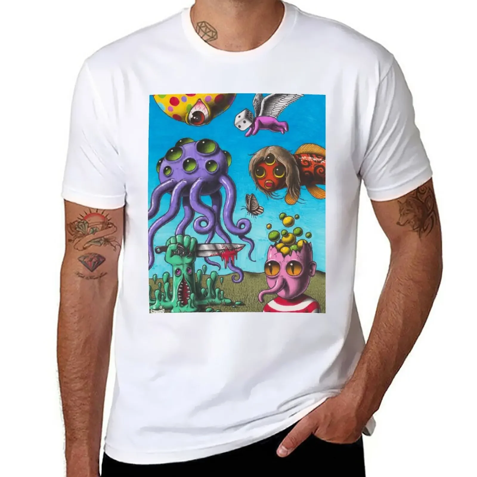 

Trippy T-Shirt Blouse blacks heavyweight t shirts for men