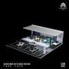 TimeMicro&MoreArt 1:64 M Power theme assembled version of the car showroom lighting scene 2
