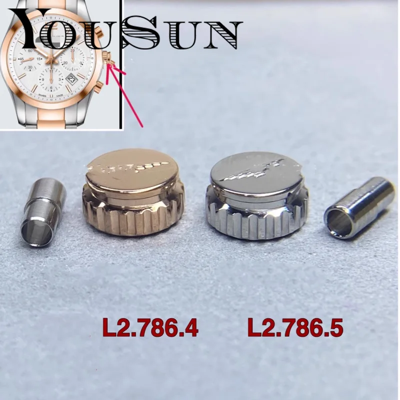 Per Longines Conquest Classic L2.786.4 L2.786.5 Accessori Per La Testa Della Corona Dell'Orologio