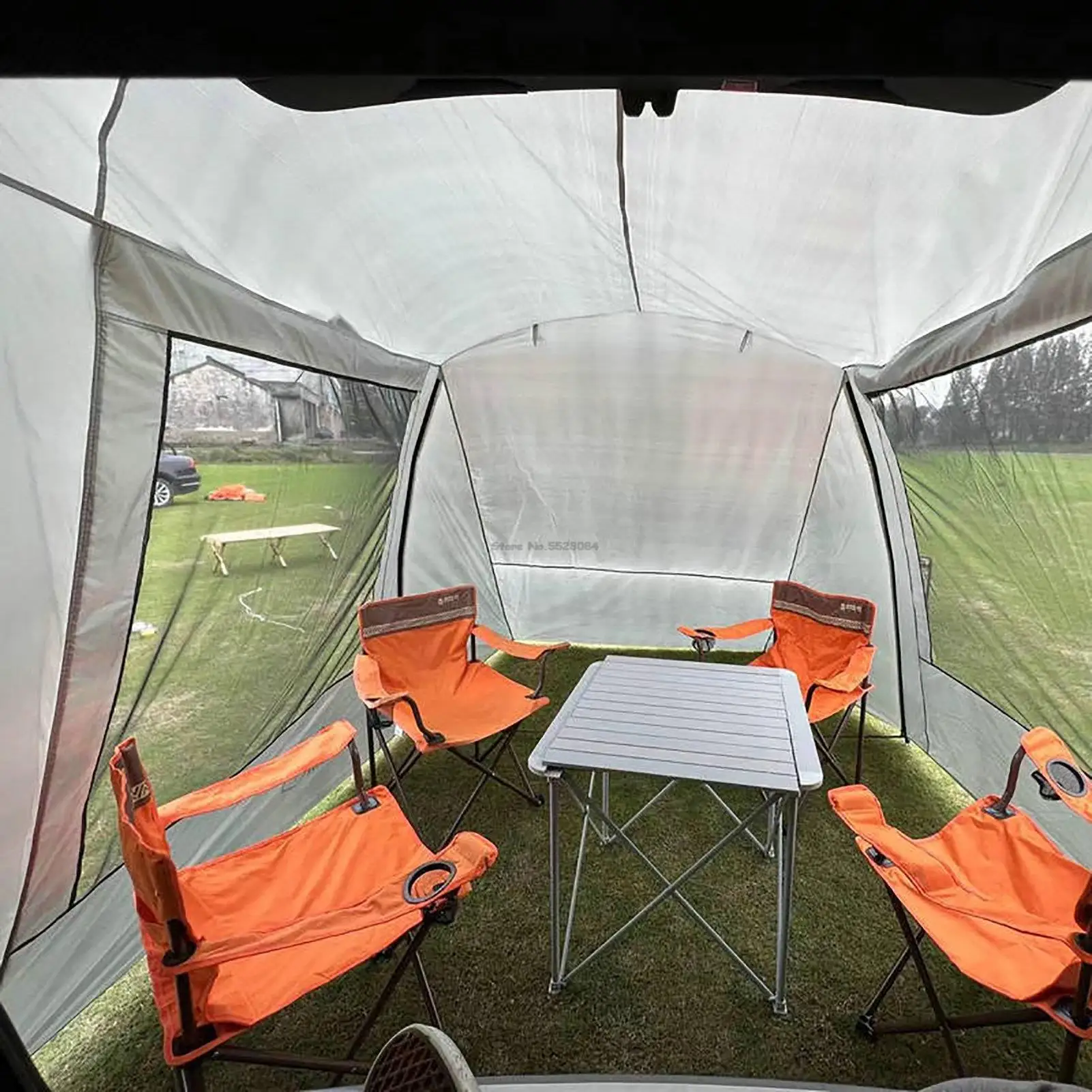 Universal SUV Camping Zelt Auto Heckklappe Schatten Markise Zelt für Camping  Zelt Reisen großen Schatten Platz für 5-6 Personen - AliExpress