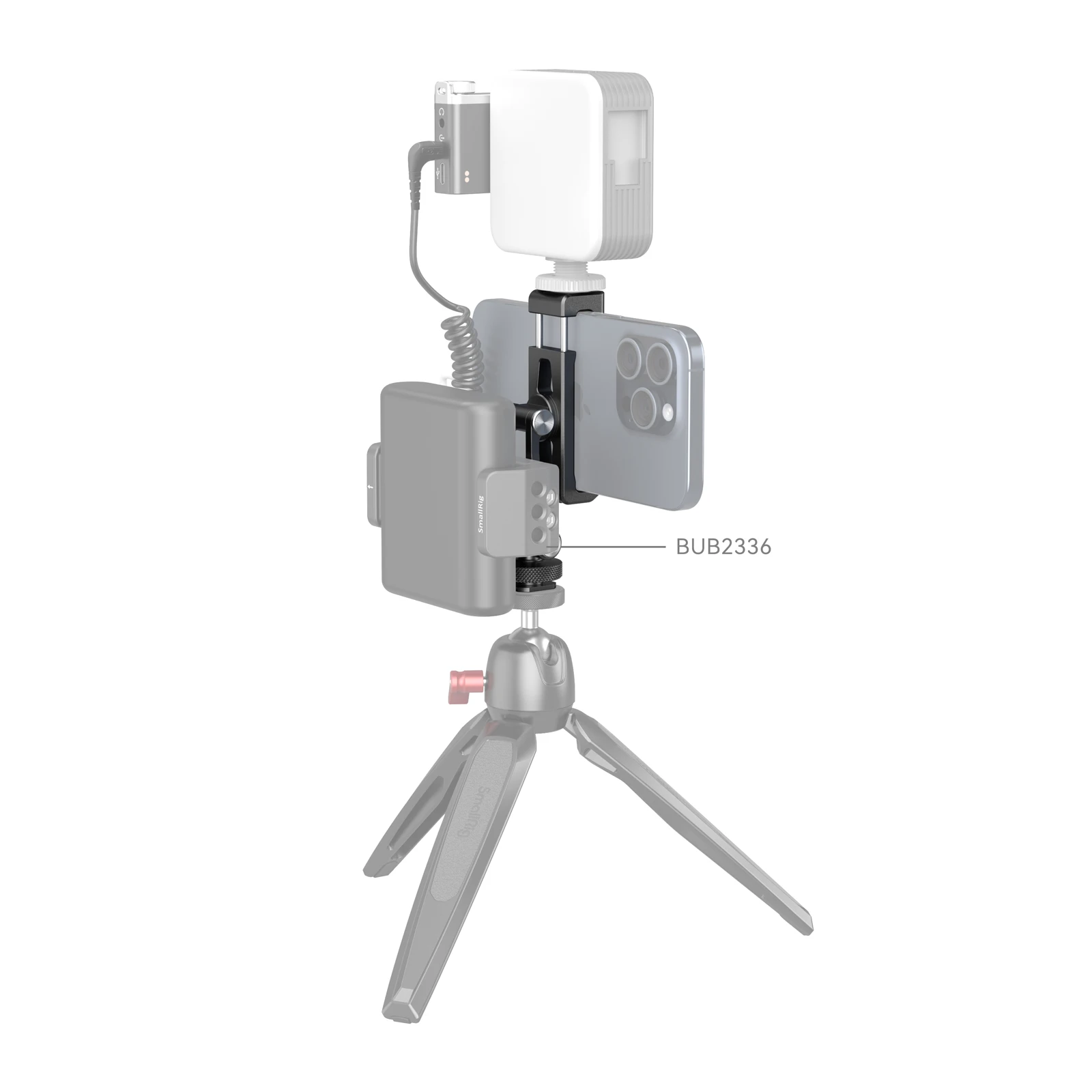 SmallRig Metal Phone Holder for DJI Gimbals 4301 for DJI RS 3 / RS 3 Pro / RS 3 mini / RS 2 / RS C2  / R S / R SC,4301/4382