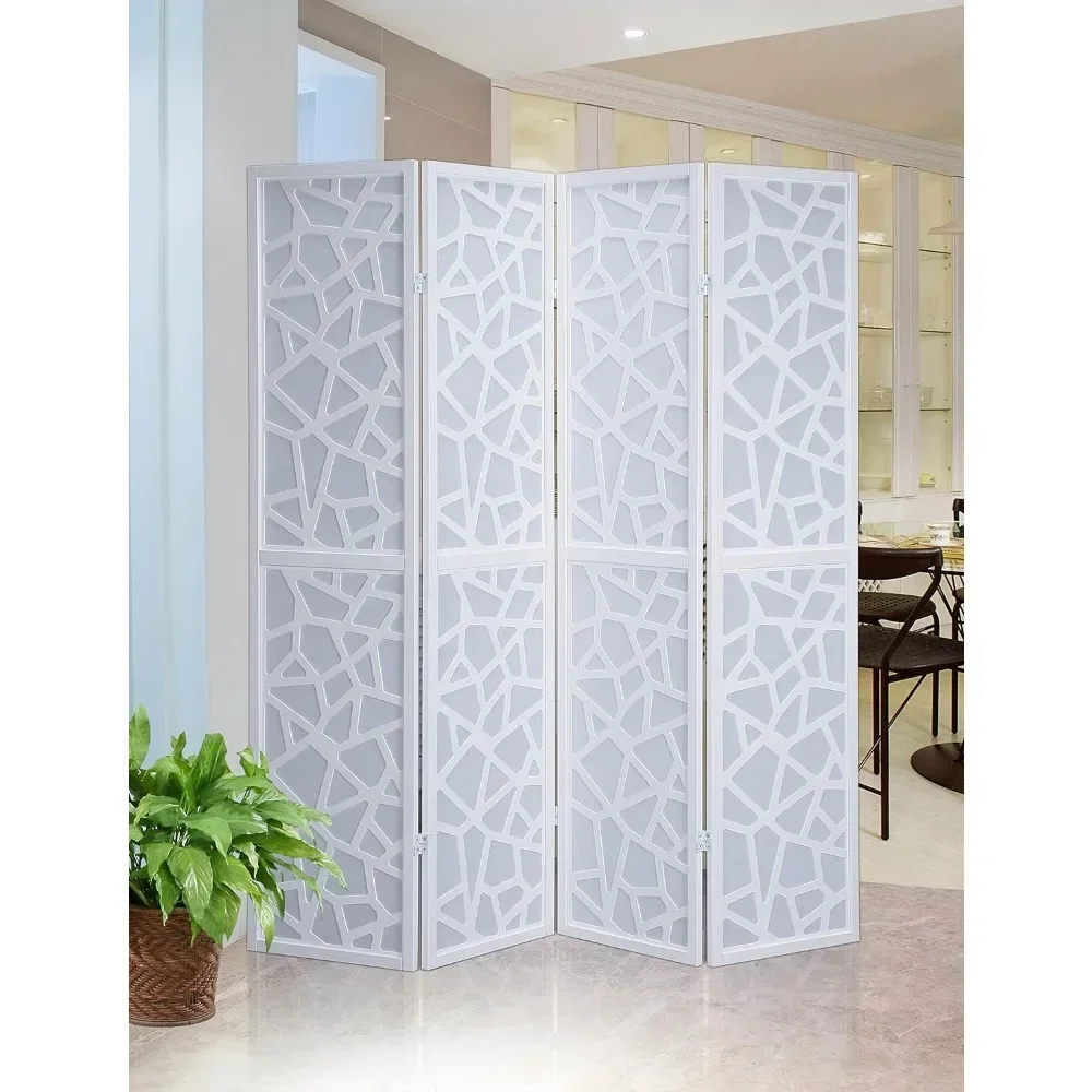 Room Divider Screen Room Dividers Panels Gold Giyano 4 Panel Screen Wall Separation Screens Desk Partition Interior Folding Home Decor