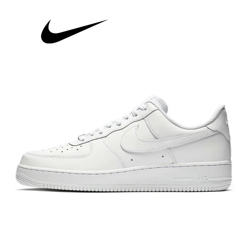 Nike-Air Force 1 07 Bit Per Uomo E Donna, Scarpe Da Imbarco, Classici, Tutti Bianchi, Sneakers Casual, Af 1 Sports Zelong