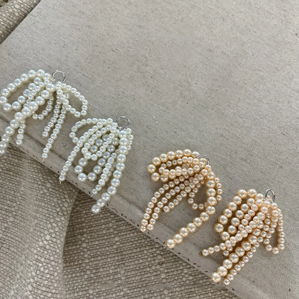 Set De 4 Adornos Para Zapatos Con Lazo Y Cuentas Brillantes - Decoración Desmontable Para Zapatillas, Bolsos Y Más