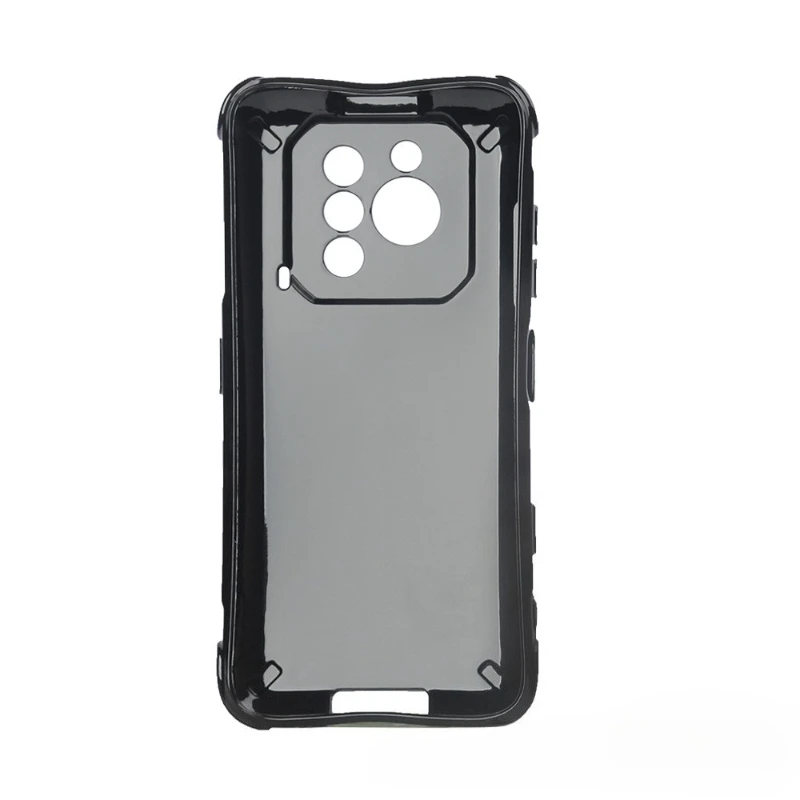 For Ulefone Rugone Xever 7 Pro TPU Silicone Phone Case for RugOne Xever7Pro 7Pro Black Transparent Cover Shell Protective Coque