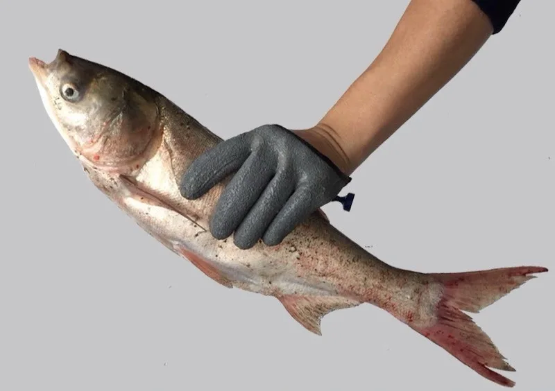 Angelhandschuhe – Professionelle Anti-Rutsch-Fanghandschuhe, pannensichere Handhabung von Eisfischhandschuhen, Fangen, Fischerangeln – Detail 9