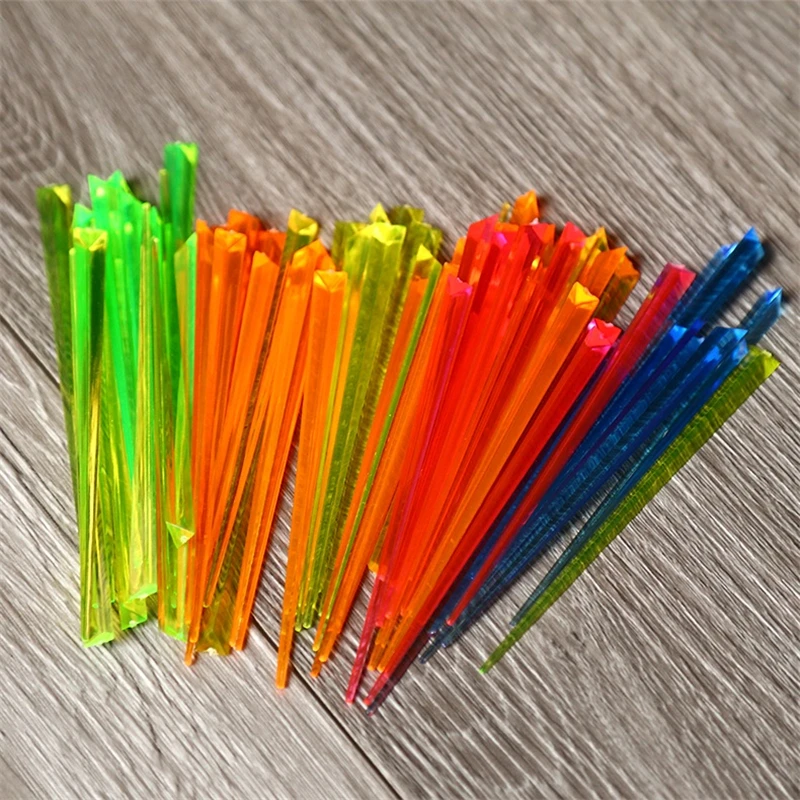 500pcs 9cm Food Picks Fruit Skewers Fork Sticks et Cupcake Toppers Cocktail Wedding Festival Party Decoration