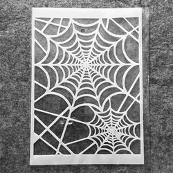 29cm A4 Spider Web Net DIY Layering Stencils Painting Scrapbook Coloring Embossing Album Decorative Template