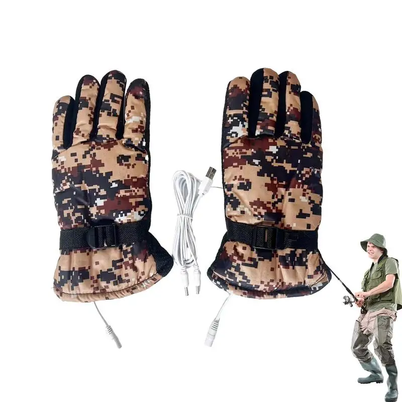 

Перчатки с подогревом для набора текста, мягкие перчатки с электрическим подогревом USB, Нескользящие зимние теплые водонепроницаемые товары для женщин, мужчин, мальчиков и девочек