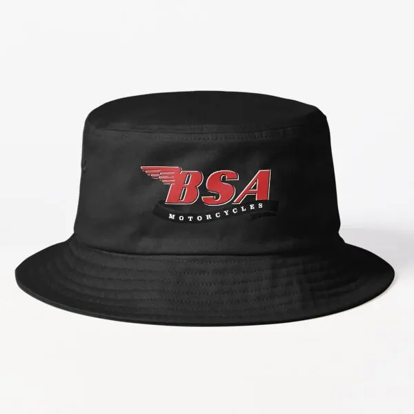 

British Classic Motorcycle Bsa Goldsta Bucket Hat Boys Casual Caps Outdoor Sun Black Women Fashion Hip Hop Solid Color Cheapu