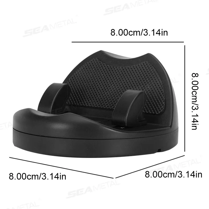 SEAMETAL Head-Up Car Phone Mount Flexible Rotation Phone Holder Stable Anti-Slip Rubber Smartphone Support Universal for 4-7 in BEST SELLERS
