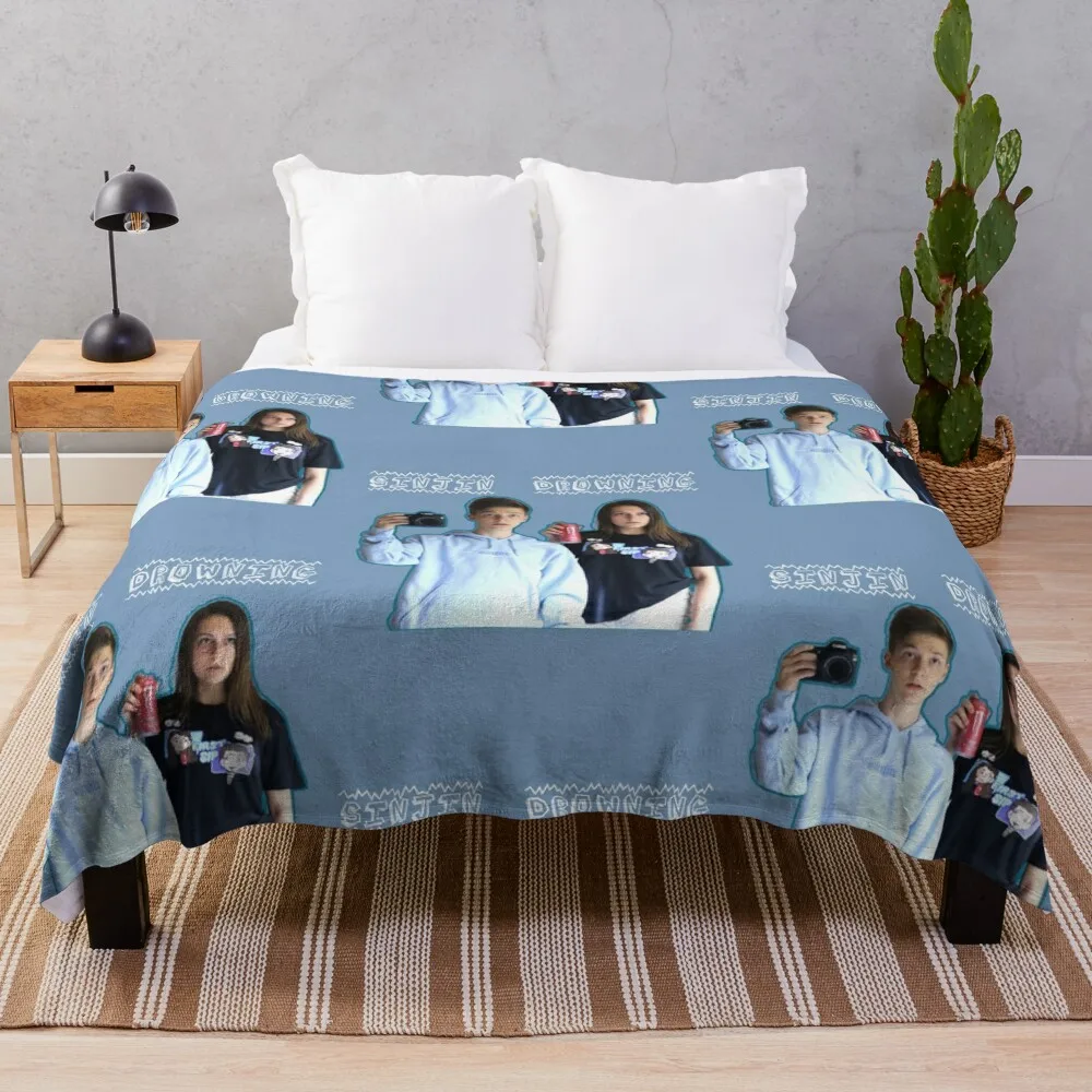 

Sinjin Drowning Throw Blanket cosplay anime warm winter Thin Blankets