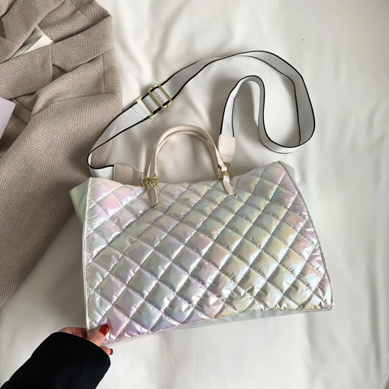 Brand New Bag Women Fashion Commuter Large Capacity Rhombus Handbag Mobile Phone Bag Luxury Shoulder Messenger Bag Colorful Bag