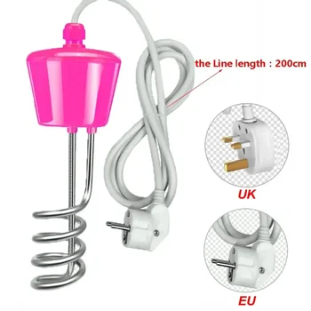 2000/2500/3000W Floating Electric Heater Boiler Water Heating Element Portable Immersion Suspension The stainless steel heat up 1