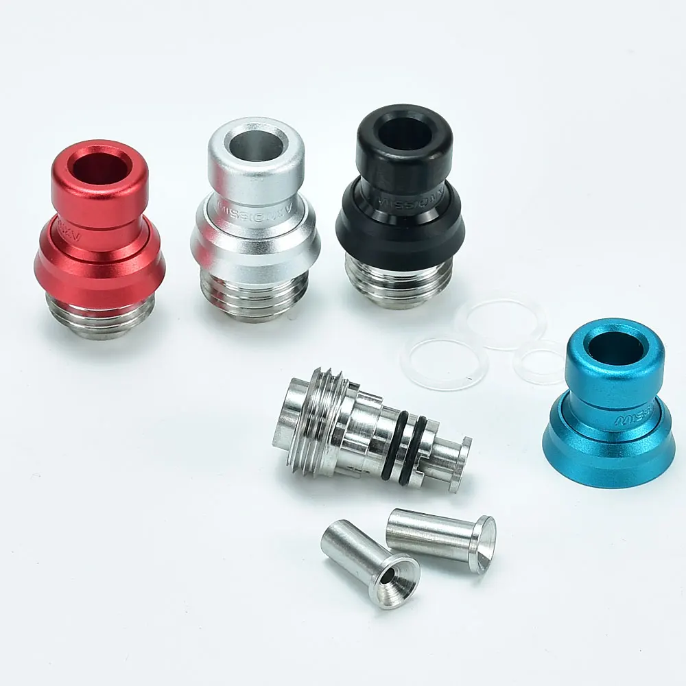 

Mission XV Cosmos V2 Booster Style Integrated Drip Tip Aluminum Stainless Steel for sxk BB / Billet / Boro AIO Box Mod PRC