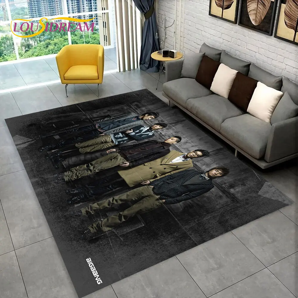 

Kpop Bigbang Pop G-DRAGON Singer Area Rug,Carpet Rug for Home Living Room Bedroom Sofa Doormat Kitchen Decor,Non-slip Floor Mat