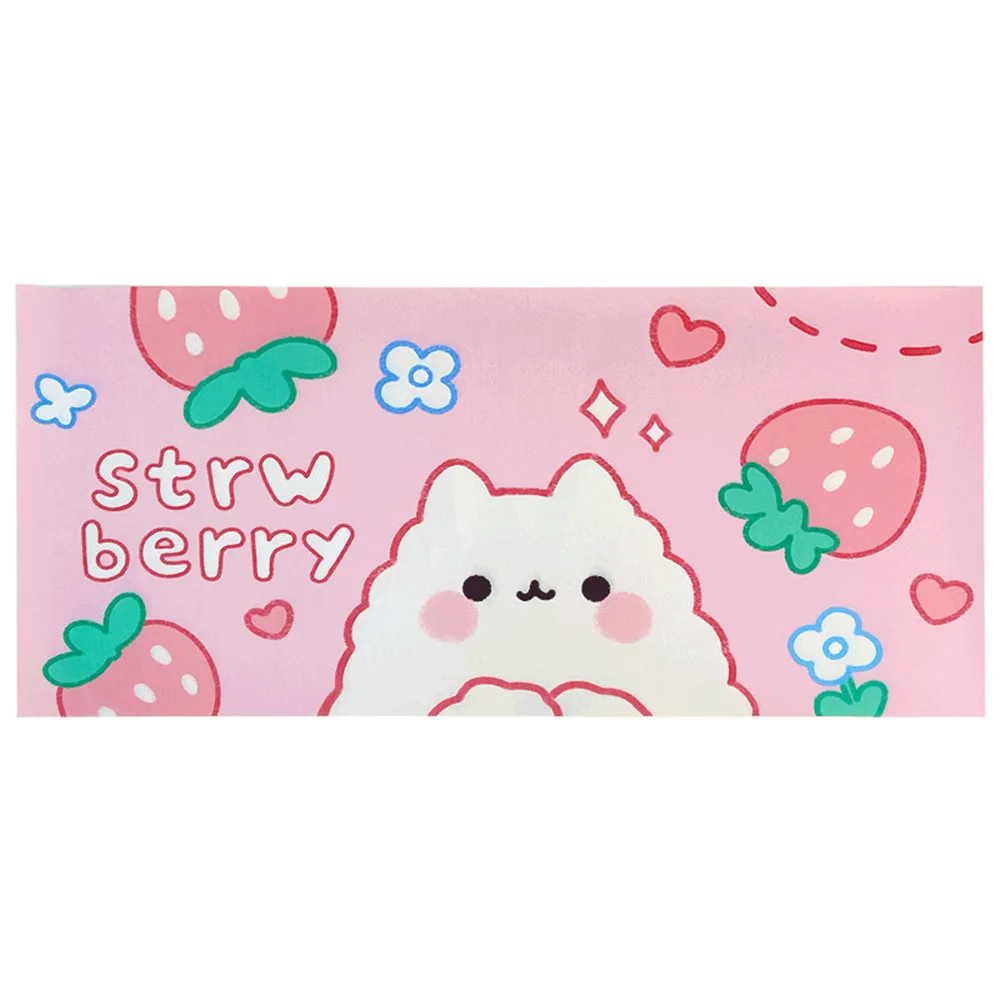 1pc Kawaii Mouse Pad Large Cherry Bunny Non-slip Desktop Table Mat Student Desk Mat Cute Bear Bunny Mouse Pad Large Game Mat