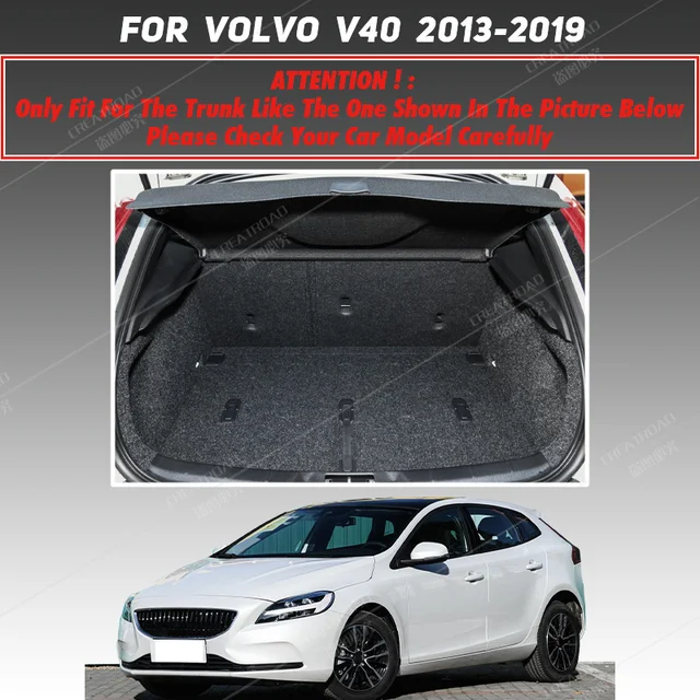 車のトランクマットボルボV40ハッチバック2013 2014 2015 2016 2017 