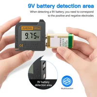 168Max Digital Lithium Battery Tester Capacity Test Checkered Load Analyzer  Display Check AAA AA Button Cell For 18650 Battery 3