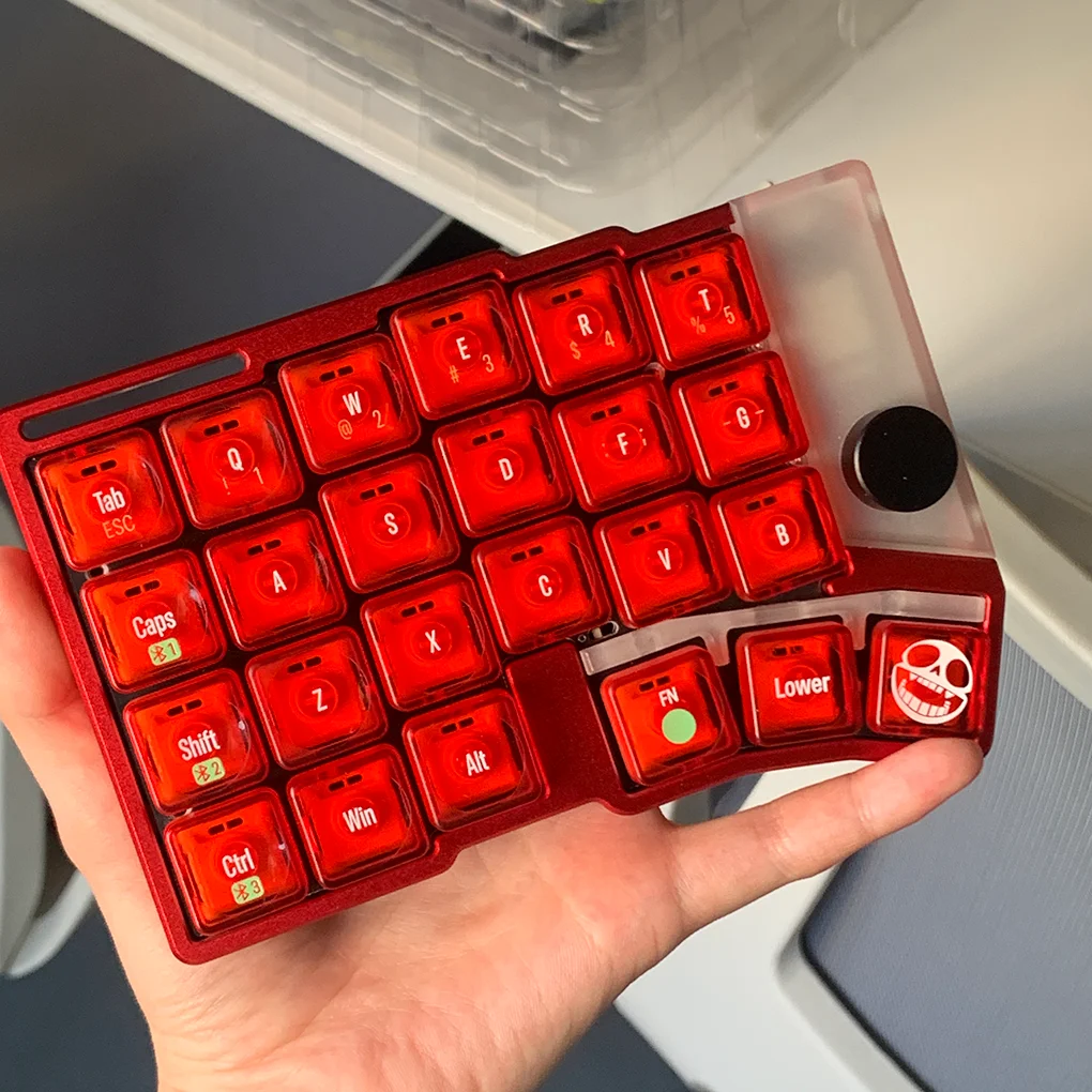 Cornix 分割キーボード Corne Cornix ワイヤレス分割キーボードキット Bluetooth アルミ