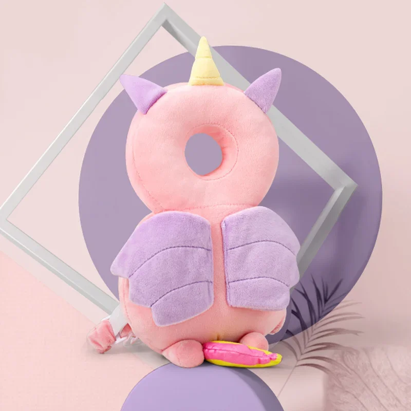 1-3 Year Baby Security Head Protector Backpack Pillow Cartoon Toddler Cushion Plush Style Pillow for Kid Children Soft PP Cotton